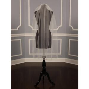 Your Dream Dress S42VL Diamond White Fingertip Length Pencil Edge Bridal Veil